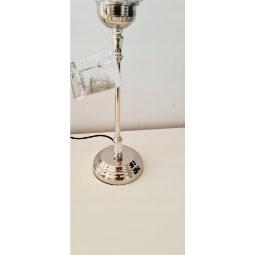 Lampa stołowa z osłoną z koralików Lumero Glamour