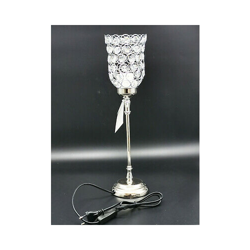 Lampa stołowa z osłoną z koralików Lumero Glamour