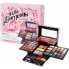 Kuferek z 73 kosmetykami MAX&MORE Paleta cieni do makijażu oczu powiek PINK