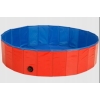 BASEN DLA PSA KOTA ZWIERZĄT SKŁADANY NA LATO 80cm x 30 cm CZERWONY WYSOKI