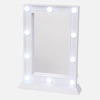 Lusterko z oświetleniem 10 LED Lights na stylowej podstawie 25 x 6,5 x 33cm