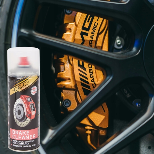 Środek Preparat do Czyszczenia i Odtłuszczania Hamulców w Sprayu C&C 400ml
