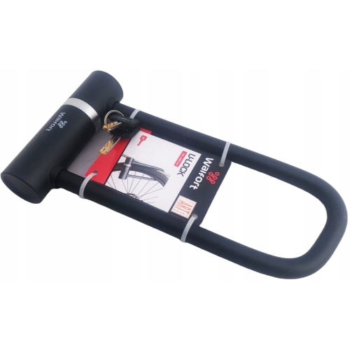 PROFESJONALNA BLOKADA DO ROWERU MOTOCYKLA PANENTOWA U-LOCK MOCNA 140x280mm