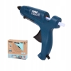 PISTOLET DO KLEJENIA NA GORĄCO ZE STOJAKIEM +2 KLEJE MOCNY 75W 5 MIN FERM