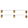 ŻOŁĘDZIE 10 X LED GIRLANDA DEKORACYJNA SUPER DŁUGA 320 cm JESIEŃ HALLOWEN