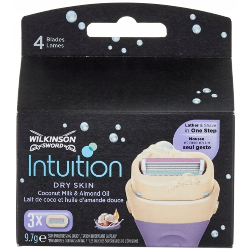 Wkłady do maszynek Wilkinson Sword Intuition Wilkinson z mydłem Blue 3szt.