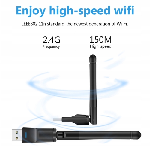 ANTENA ADAPTER WiFi USB DO DEKODERA TUNERA LTC ITP ZGEMMA ENIGMA2 VU MT7601