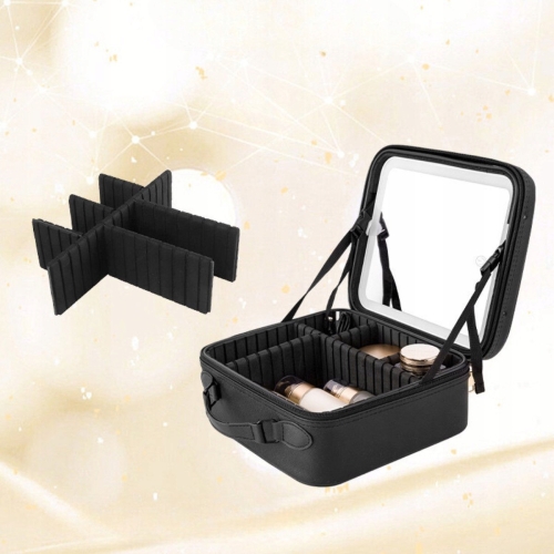 Kosmetyczka kuferek organizer etui podróżny na kosmetyki z lusterkiem BIG
