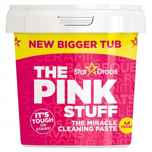 The Pink Sfuff Czyszcząca PASTA + Pianka do łazienki 850 ml + Żel WC 750 ml
