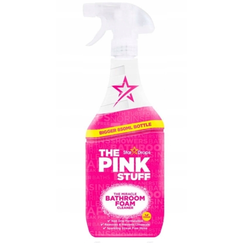The Pink Sfuff Czyszcząca PASTA + Pianka do łazienki 850 ml + Żel WC 750 ml