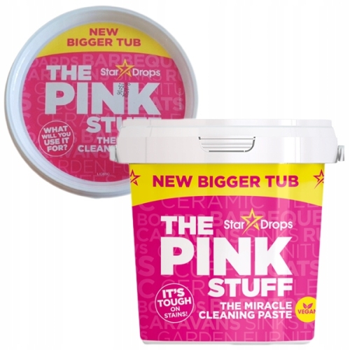 PASTA CZYSZCZĄCA 850g + DUŻY PŁYN CZYSZCZĄCY CLEANER 850ML THE PINK STUFF