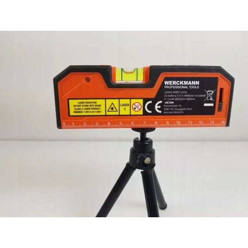 POZIOMICA LASEROWA MAGNETYCZNA ZE STATYWEM Werckmann LASER KRZYŻOWY