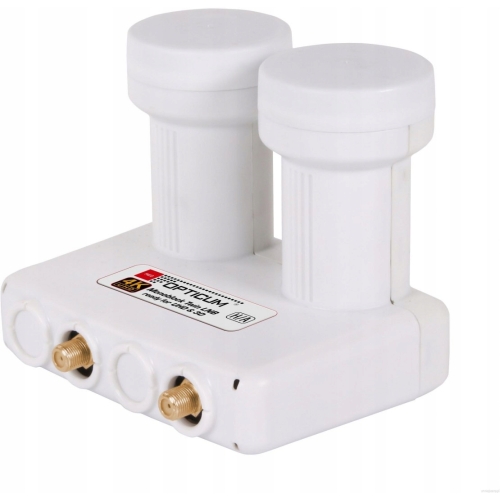 Konwenter OPTICUM MONOBLOCK TWIN LMTP-04H 4K UHD 0,1 dB 10,7 - 12,75 Ghz