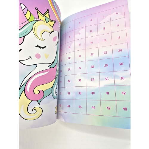 WYKLEJANIE PO NUMERACH NAKLEJKI HORSE FRIENDS SUPER UNIKORN DLA DZIECI