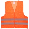 Kamizelka odblaskowa ochronna ostrzegawcza drogowa rowerowa roz. XL ORANGE