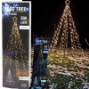 Choinka sztuczna Metal BIG XXL 250 cm Timer Białe Ciepłe Światło aż 500 LED