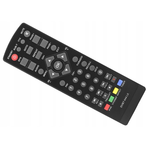 Pilot DVBT02LX do dekodera APOLLO wysokiej jakości czarny