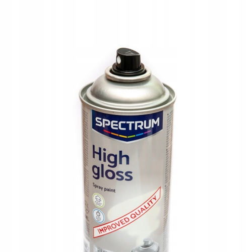 Szybkoschnący lakier akrylowy w sprayu uniwersalny High Gloss Biały 400ml