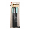 Markery do szkła na bazie wody green grey black mint DecoTime 4 sztuki