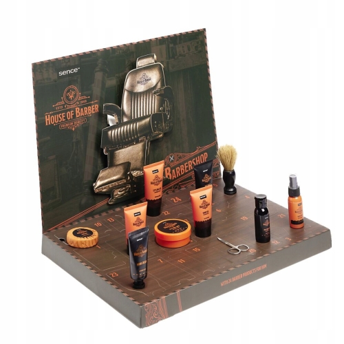 Sence Collection House Of Barber kalendarz adwentowy z kosmetykami men