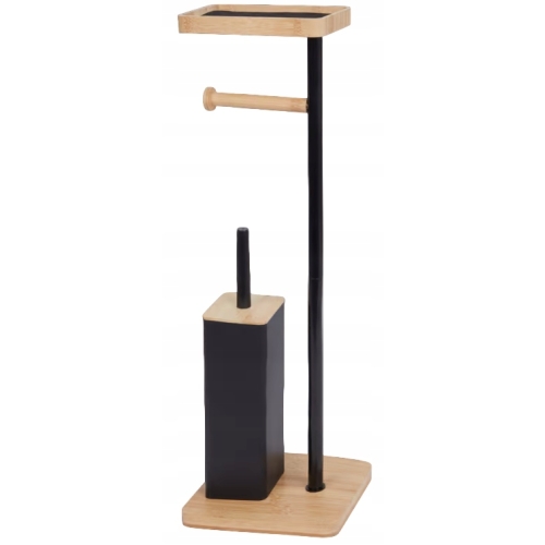 Stojak na papier toaletowy półka + szczotka wym. 66x21x16,7 cm model VIP