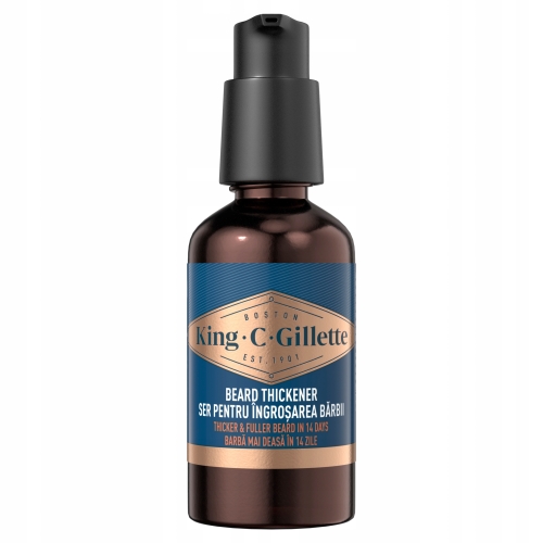 King C Gillette Serum Olejek Zagęszczacz do brody z wit. B i kofeiną 50ml