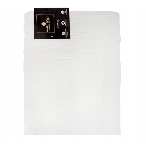 Ręcznik kąpielowy Hotel Royal 70x140cm 550 GSM 100% bawełna Frotte Biały