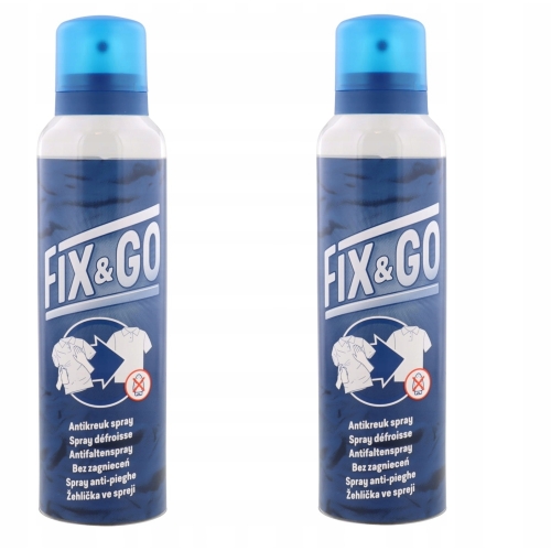 Spray do prasowania w 10 sekund FIX&GO Żelazko w Sprayu zestaw 2 szt 200ml