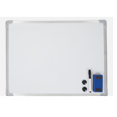 EDUKACYJNA TABLICA MAGNETYCZNA NA MAGNESY SUCHOŚCIERALNA 60 x 45 cm BIAŁA