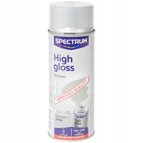 Szybkoschnący lakier akrylowy farba w spray uniwersalna Atracyt gloss 400ml