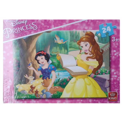 PUZZLE DISNEY PRINCESS CZARUJĄCE KSIĘŻNICZKI 24 SZT 24 X 17 CM DLA DZIECI