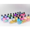 Farby akrylowe zestaw 4 szt x 150 ml perłowe duże butelki niebieska neon 59