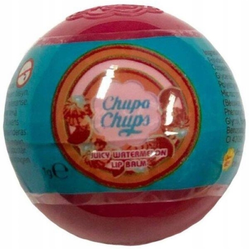 Balsam Do Ust Nawilżający w kulce Juicy Watermelon Arbuzowa Chupa Chups