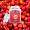 Świeca zapachowa aromatyczna w słoiku Cherry Wiśnia XXL 510g Chupa Chups