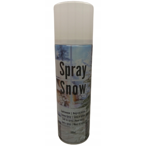 SZTUCZNY ŚNIEG W SPRAY DO DEKORACJI CHOINKI OKNA NA ŚWIĘTA BUTELKA 300ML