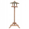 Karmnik Drewniany Domek dla ptaków na stojaku wysoki 105 cm Bites for Birds