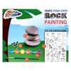KAMIENIE DO MALOWANIA ZESTAW KREATYWNY brokat farbki naklejki ROCK PAINTING