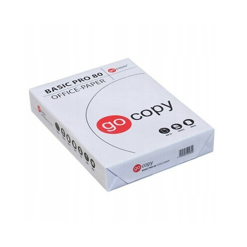 Biały Papier do drukarki biurowy Go Paper format A4 80g 500 arkuszy FSC