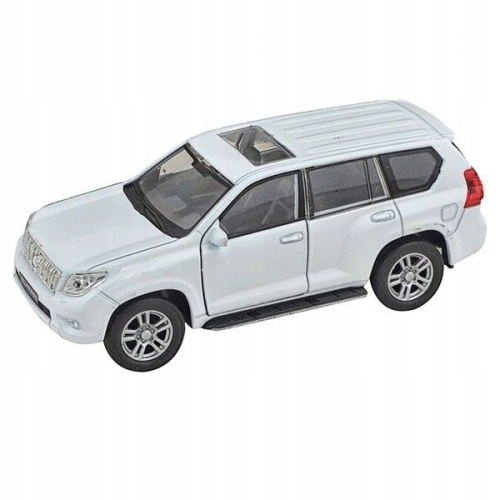 Toyota Land Cruiser Prado kolekcjonerski model samochodu welly 1;34 biały