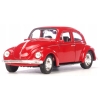 Volkswagen Garbus kolekcjonerski model samochodu metalowy welly 1;34 czerw