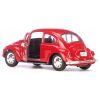 Volkswagen Garbus kolekcjonerski model samochodu metalowy welly 1;34 czerw