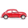 Volkswagen Garbus kolekcjonerski model samochodu metalowy welly 1;34 czerw
