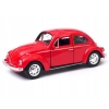 Volkswagen Garbus kolekcjonerski model samochodu metalowy welly 1;34 czerw