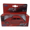 Volkswagen Garbus kolekcjonerski model samochodu metalowy welly 1;34 czerw