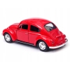 Volkswagen Garbus kolekcjonerski model samochodu metalowy welly 1;34 czerw