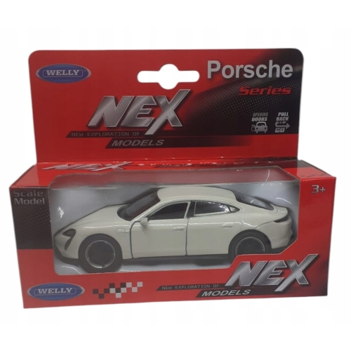Porsche Taycan Turbo S kolekcjonerski metalowy model samochodu welly 1;34