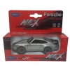 Porsche 911 Turbo kolekcjonerski model samochodu resorak welly 1;34 srebrny