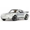 Porsche 911 Turbo kolekcjonerski model samochodu resorak welly 1;34 srebrny