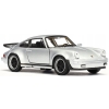 Porsche 911 Turbo kolekcjonerski model samochodu resorak welly 1;34 srebrny