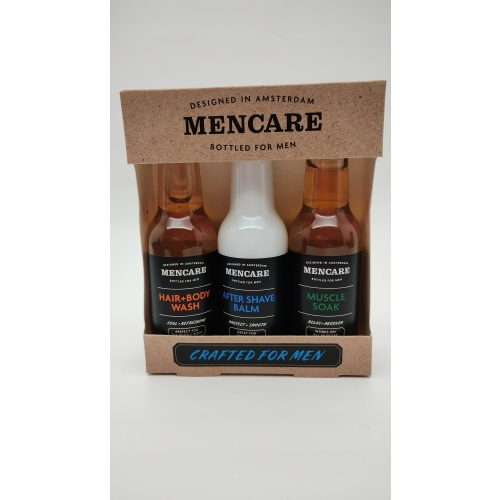 Zestaw podarunkowy do pielęgnacji Mencare Bottled dla faceta 3 butelki SET